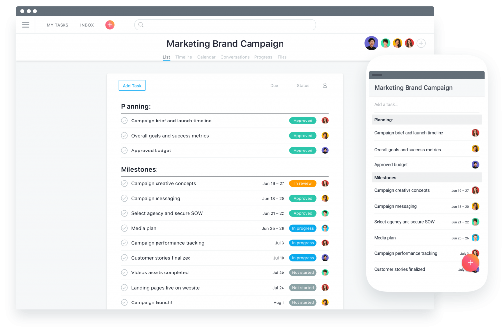 asana product management tool